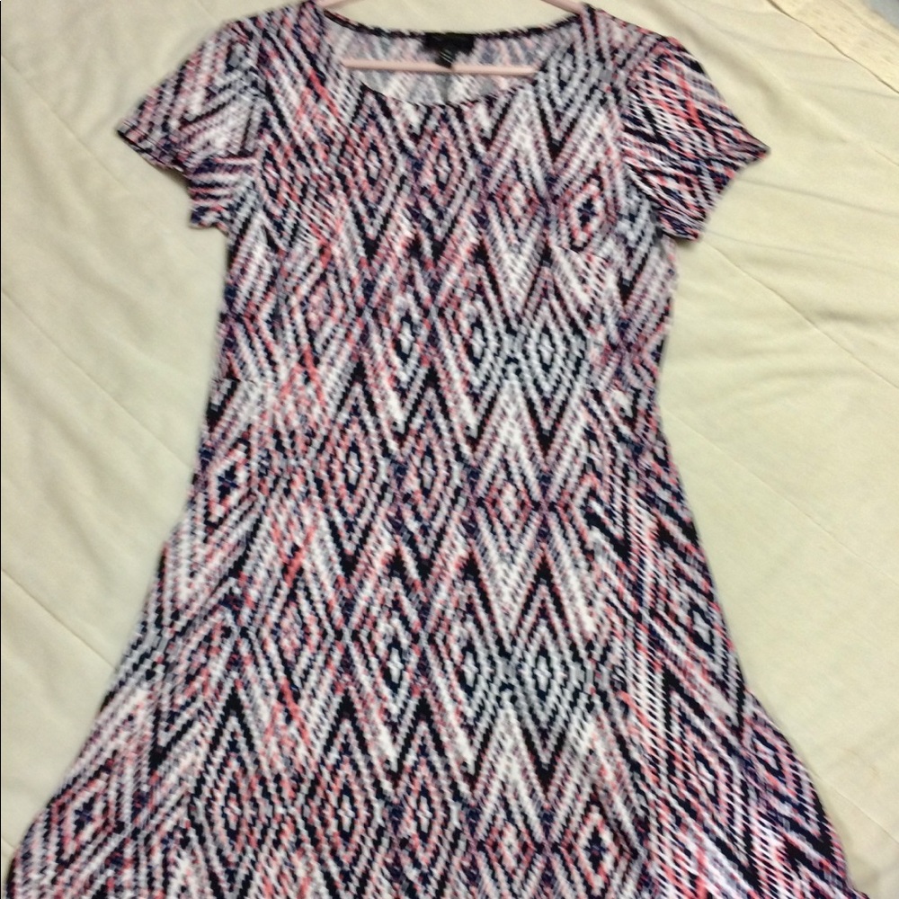 2/20 stretch jersey fit and flare dress